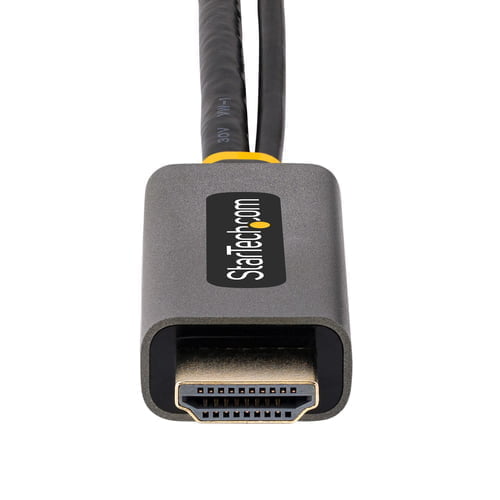 StarTech.com 128-HDMI-DISPLAYPORT video cable adapter 0.3 m HDMI Type A (Standard) Black, Grey - Image 3