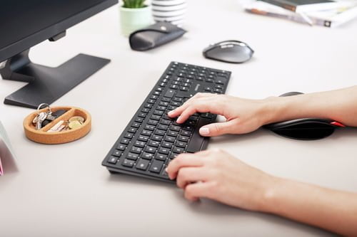 CHERRY KW 9100 SLIM keyboard RF Wireless + Bluetooth QWERTY English Black - Image 11