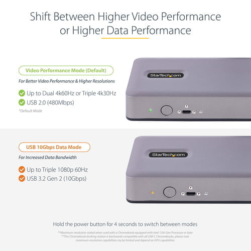StarTech.com DK31C3MNCRUE laptop dock/port replicator Wired USB 3.2 Gen 2 (3.1 Gen 2) Type-C - Image 11
