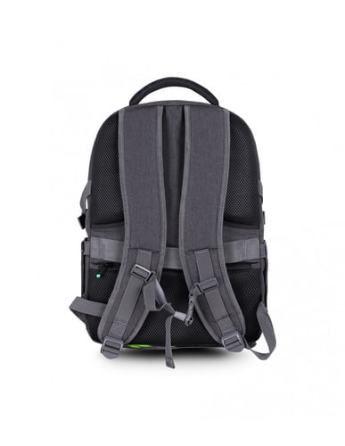 Urban Factory HTE17UF backpack Travel backpack Black, Grey Mesh, Polyester, Recycled plastic, Steel - Image 4