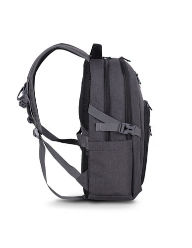 Urban Factory HTE17UF backpack Travel backpack Black, Grey Mesh, Polyester, Recycled plastic, Steel - Image 3