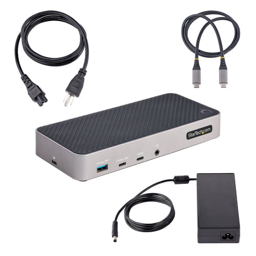 StarTech.com 116U-USBC-DOCK laptop dock/port replicator Wired USB 3.2 Gen 2 (3.1 Gen 2) Type-C Grey - Image 8