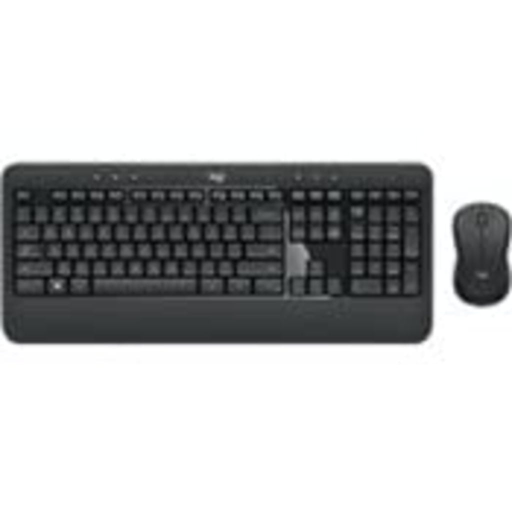 Logitech Advanced MK540 keyboard Mouse included USB QWERTY UK English Black, White