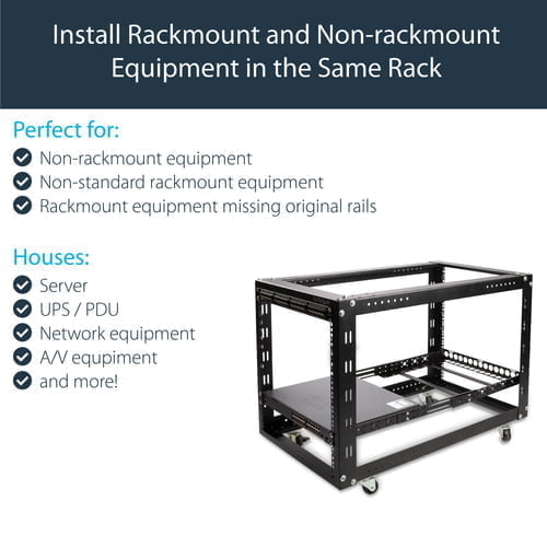 StarTech.com UNIRAILS1U rack accessory Rack rail - Image 5