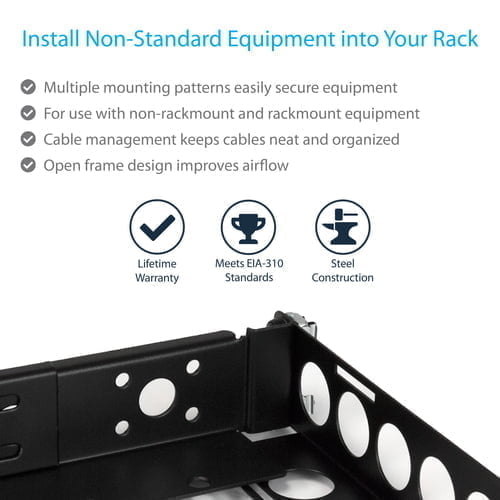 StarTech.com UNIRAILS1U rack accessory Rack rail - Image 4