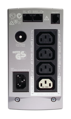 APC Back-UPS uninterruptible power supply (UPS) Standby (Offline) 0.65 kVA 400 W 4 AC outlet(s) - Image 2