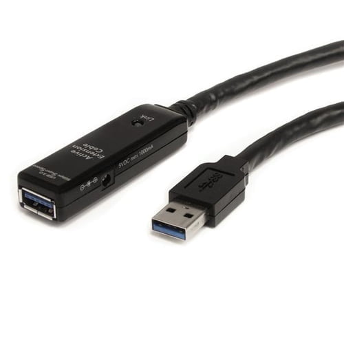 StarTech.com USB3AAEXT5M USB cable USB 3.2 Gen 1 (3.1 Gen 1) USB A Black