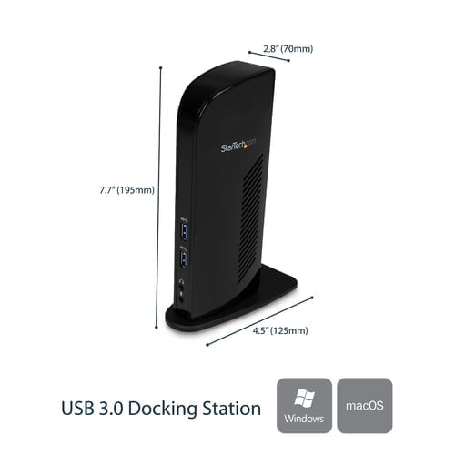 StarTech.com USB3SDOCKHD laptop dock/port replicator Wired USB 3.2 Gen 1 (3.1 Gen 1) Type-B Black - Image 9