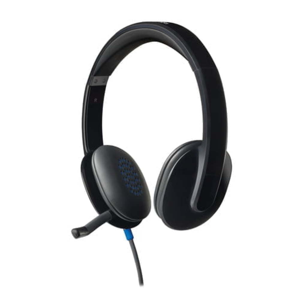 Logitech H540 Wired Head-band Office/Call center USB Type-A Black
