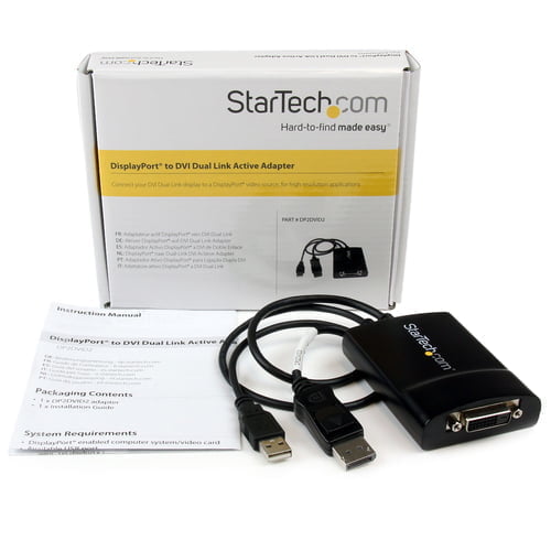 StarTech.com DP2DVID2 video cable adapter 0.37 m Black - Image 5