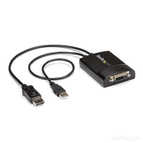 StarTech.com DP2DVID2 video cable adapter 0.37 m Black - Image 6