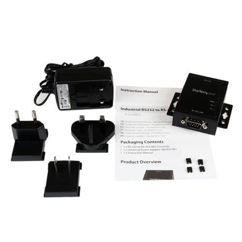 StarTech.com IC232485S serial converter/repeater/isolator RS-232 Black - Image 4