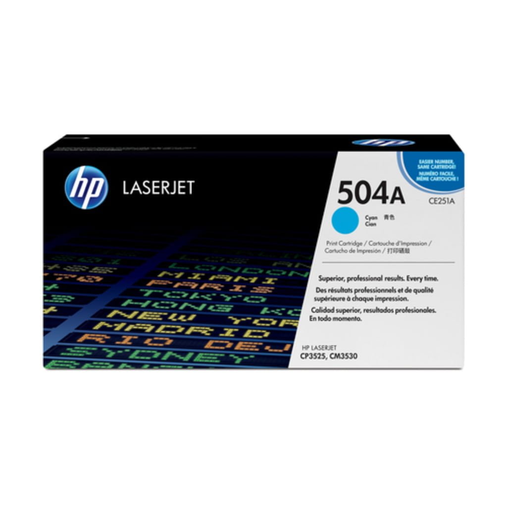 HP 504A Cyan Original LaserJet toner cartridge 1 pc(s)