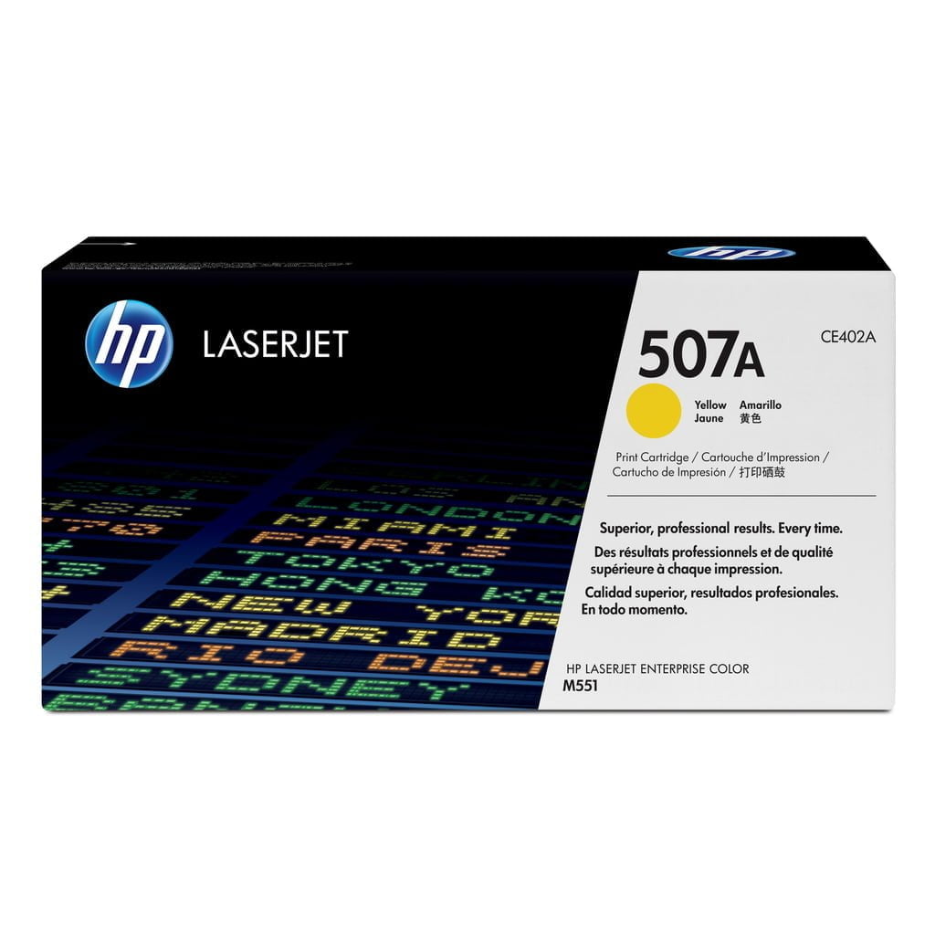 HP 507A Yellow Original LaserJet toner cartridge 1 pc(s)