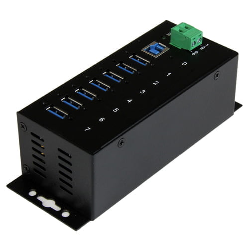 StarTech.com ST7300USBME interface hub USB 3.2 Gen 1 (3.1 Gen 1) Type-B 5000 Mbit/s Black - Image 2