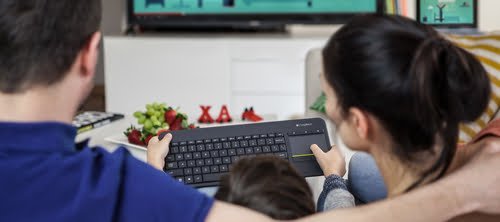 Logitech K400 Plus Tv keyboard RF Wireless QWERTY English Black - Image 2