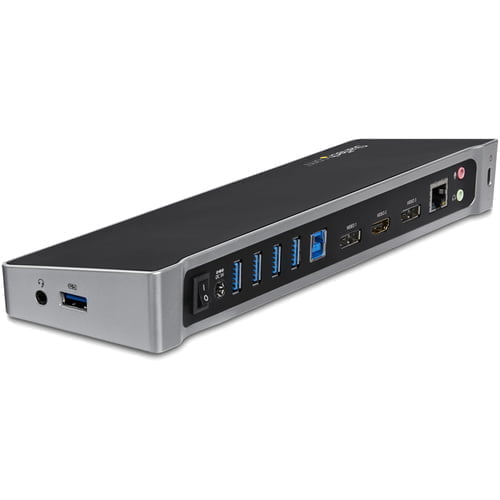 StarTech.com USB3DOCKH2DP laptop dock/port replicator Wired USB 3.2 Gen 1 (3.1 Gen 1) Type-A Black,