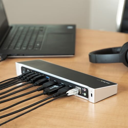 StarTech.com USB3DOCKH2DP laptop dock/port replicator Wired USB 3.2 Gen 1 (3.1 Gen 1) Type-A Black, - Image 5