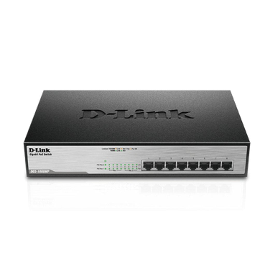 D-Link DGS-1008MP network switch Unmanaged Gigabit Ethernet (10/100/1000) Power over Ethernet (PoE)
