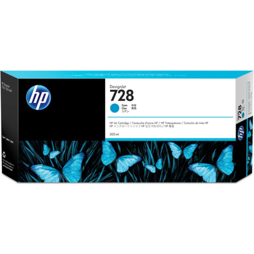 HP 728 300-ml Cyan DesignJet ink cartridge 1 pc(s) Original