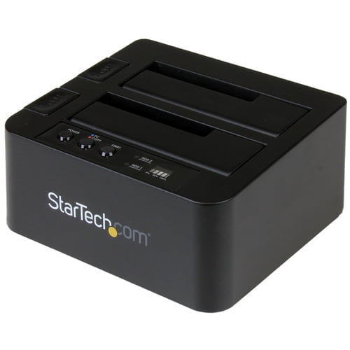 StarTech.com SDOCK2U313R media duplicator HDD duplicator 2 copies Black
