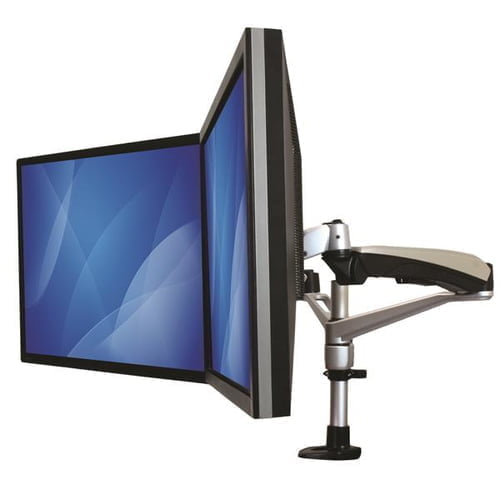 StarTech.com ARMDUAL30 monitor mount / stand 76.2 cm (30") Black, Silver - Image 10