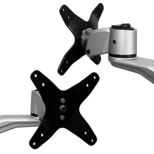 StarTech.com ARMDUAL30 monitor mount / stand 76.2 cm (30") Black, Silver - Image 8