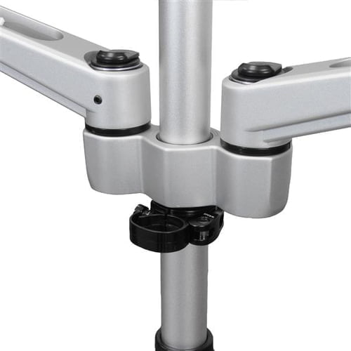StarTech.com ARMDUAL30 monitor mount / stand 76.2 cm (30") Black, Silver - Image 5