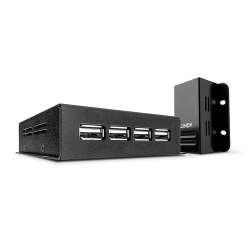 Lindy 42681 network extender Network transmitter & receiver Black