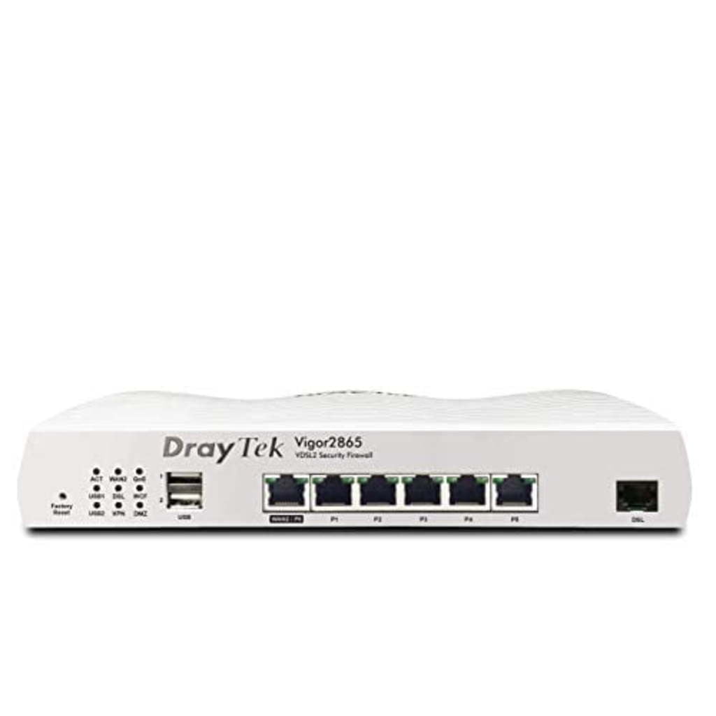 Draytek Vigor 2865 wired router Gigabit Ethernet Grey, White