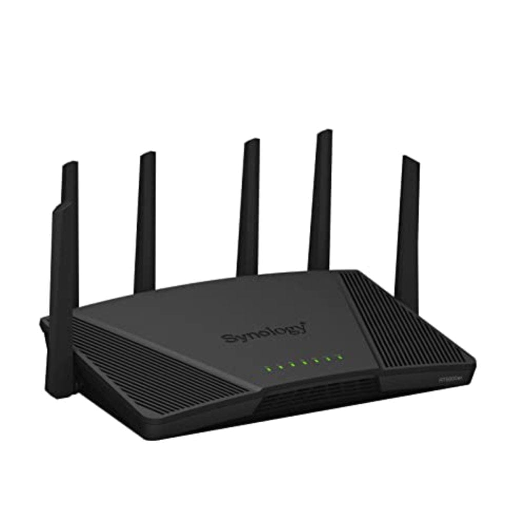 Synology RT6600ax Router WiFi6 1xWAN 3xGbE 1x2.5Gb wireless router Tri-band (2.4 GHz / 5 GHz / 5 GHz) Black
