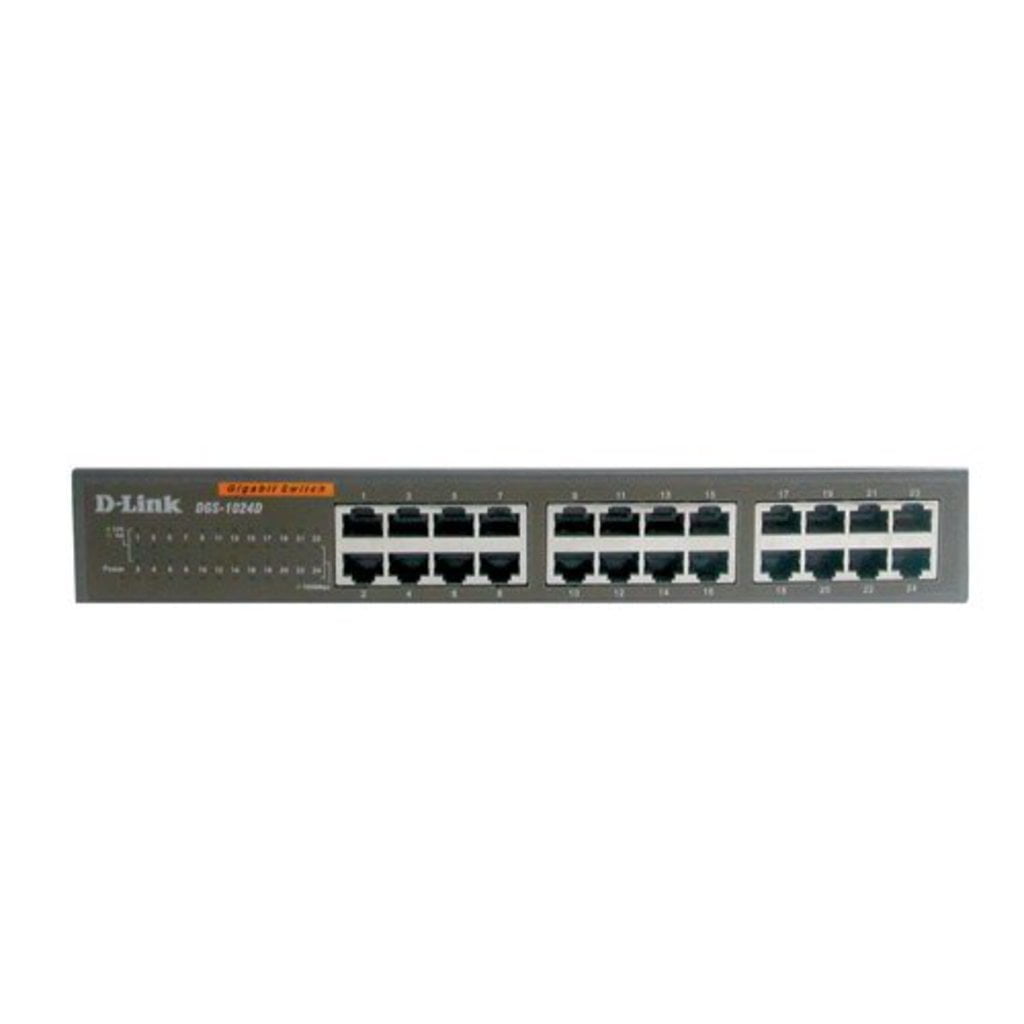 D-Link 24-poorts koper Gigabit switches Unmanaged