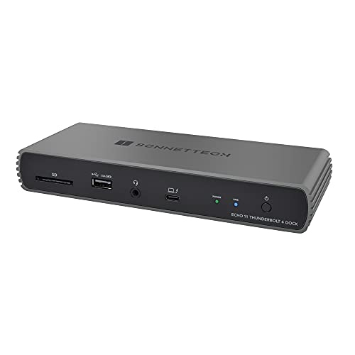 Sonnet ECHO-DK11-T4 laptop dock/port replicator Wired Thunderbolt 4 Black