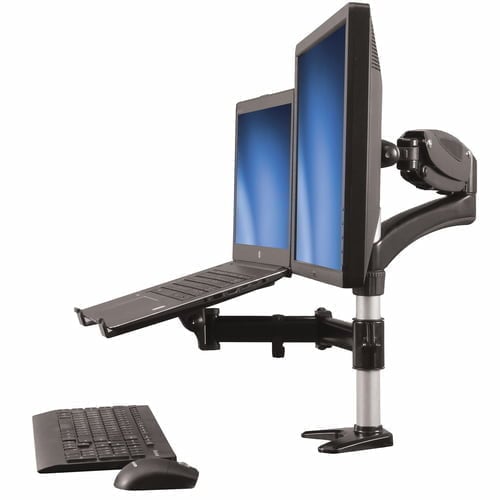 StarTech.com ARMUNONB monitor mount / stand 68.6 cm (27") Aluminium, Black