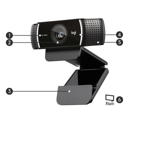 Logitech C922 Pro Stream webcam 1920 x 1080 pixels USB Black - Image 7