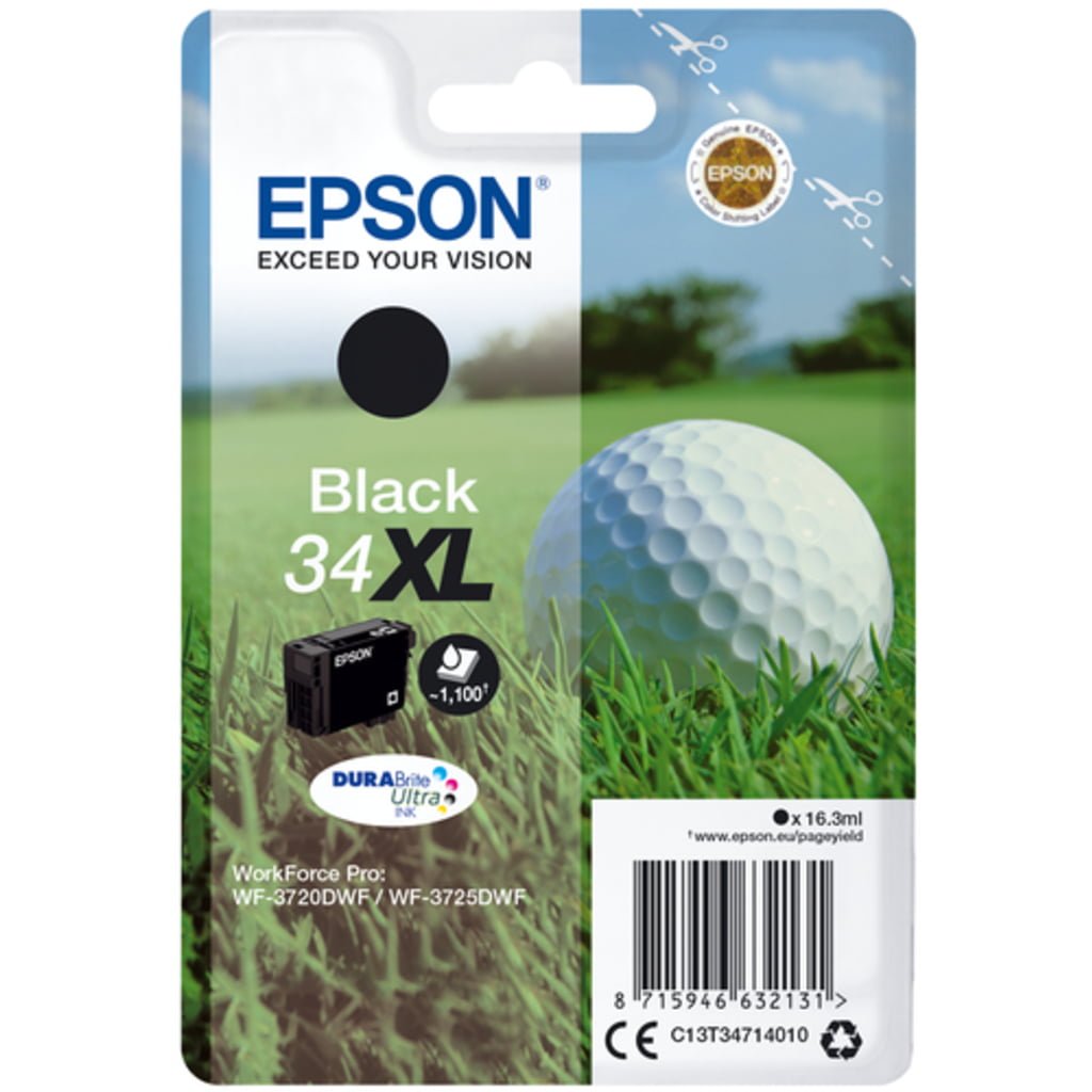 Epson Golf ball C13T34714010 ink cartridge 1 pc(s) Original High (XL) Yield
