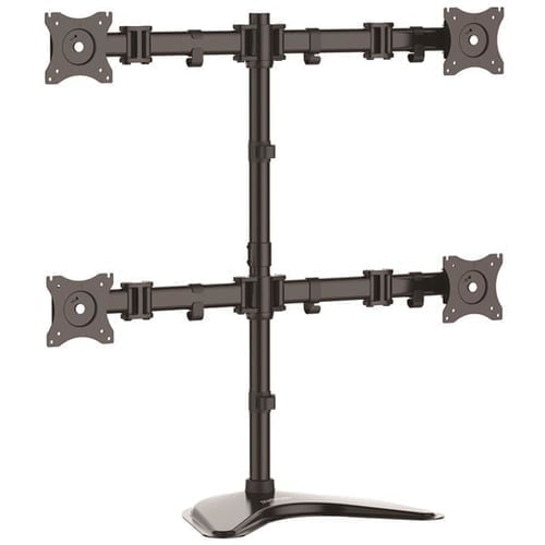StarTech.com ARMBARQUAD monitor mount / stand 68.6 cm (27") Black Desk