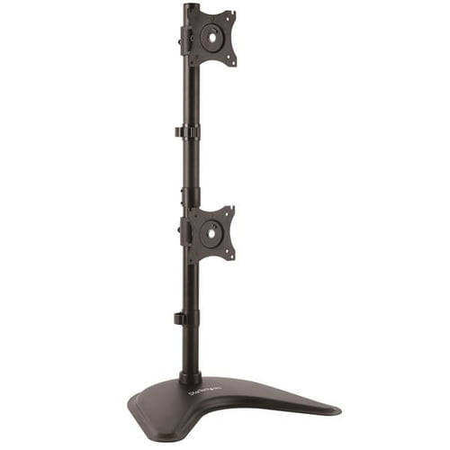 StarTech.com ARMBARDUOV monitor mount / stand 68.6 cm (27") Black Desk
