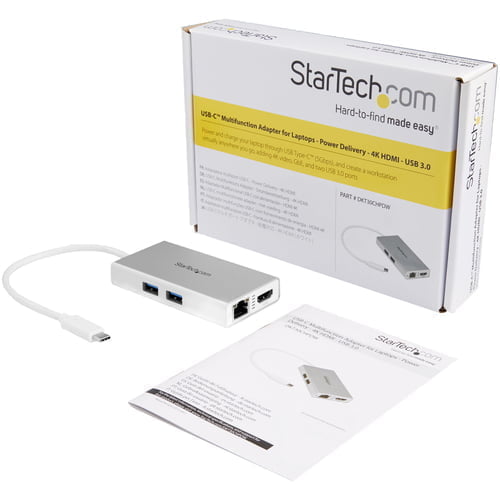 StarTech.com DKT30CHPDW laptop dock/port replicator Wired USB 3.2 Gen 1 (3.1 Gen 1) Type-C Silver, - Image 7