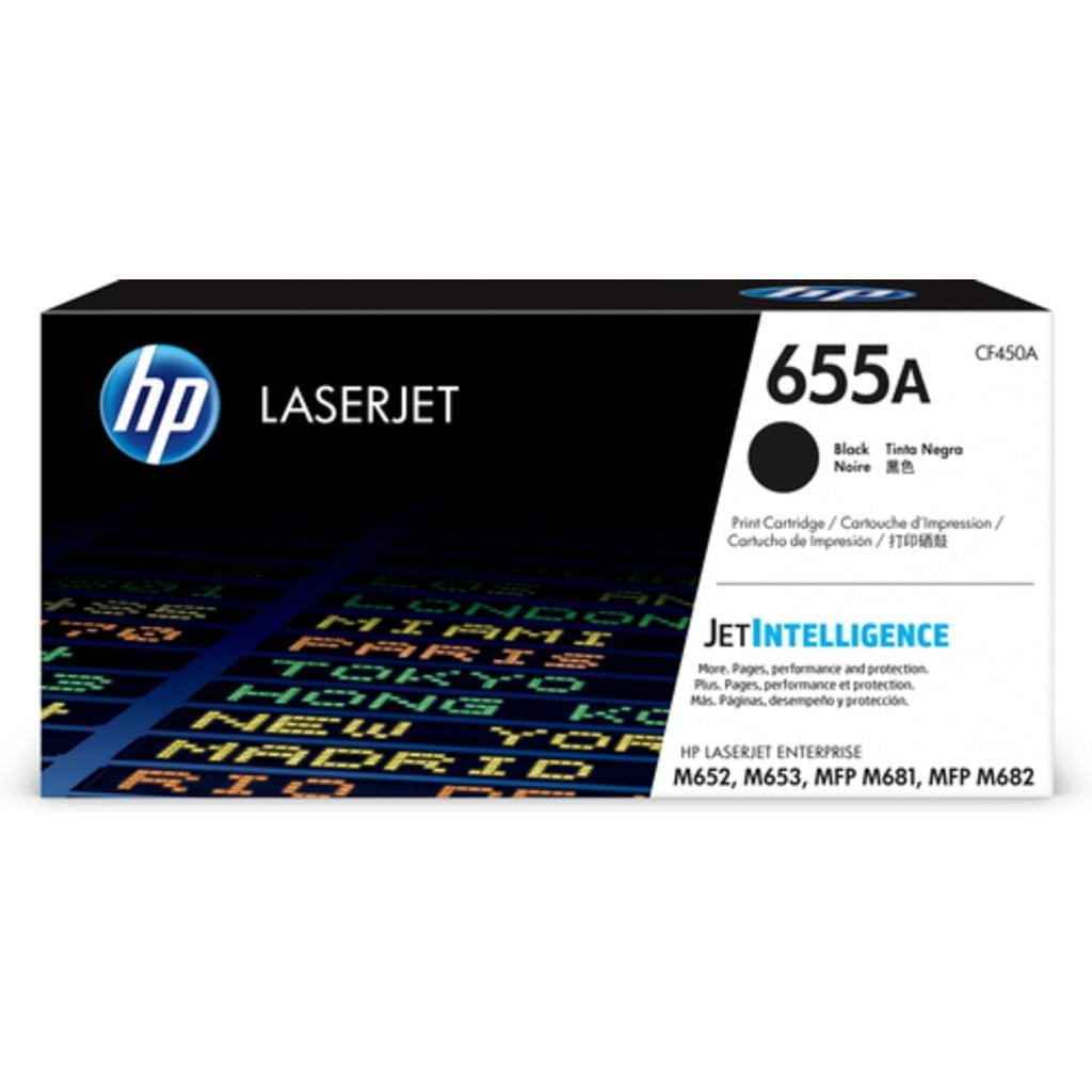 HP 655A Black Original LaserJet toner cartridge 1 pc(s)