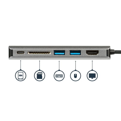 StarTech.com DKT30CSDHPD laptop dock/port replicator Wired USB 3.2 Gen 1 (3.1 Gen 1) Type-C Black, - Image 3