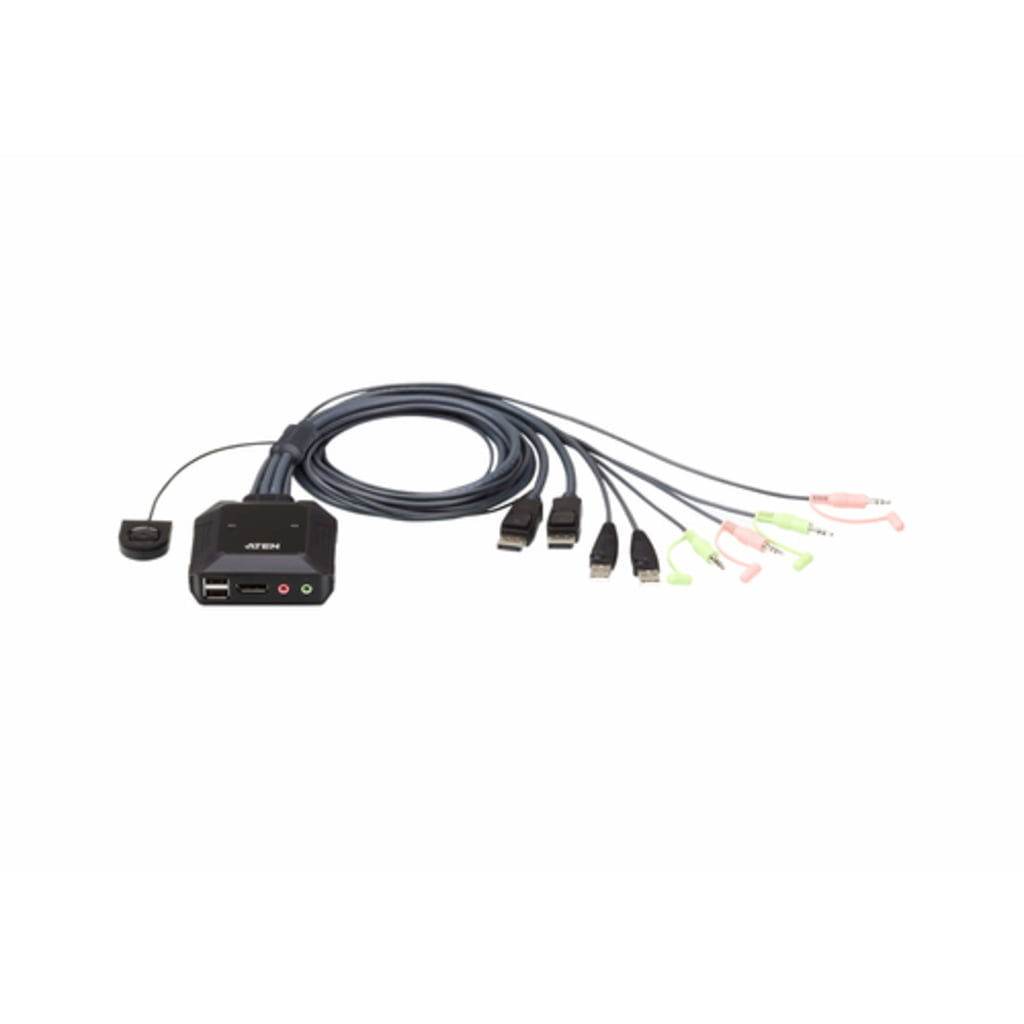 ATEN CS22DP-AT KVM switch Black