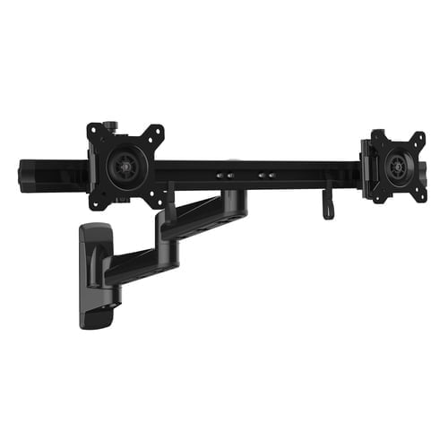 StarTech.com ARMDUALWALL monitor mount / stand 61 cm (24") Black