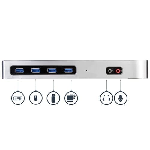StarTech.com DK30A2DH laptop dock/port replicator Wired USB 3.2 Gen 1 (3.1 Gen 1) Type-C Black, - Image 12