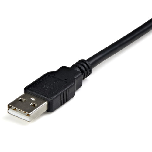 StarTech.com ICUSB422 cable gender changer DB9 M USB-A FM Black - Image 3