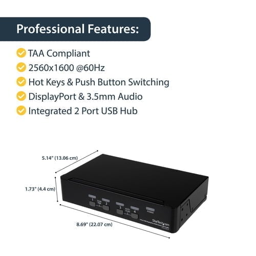 StarTech.com SV431DPUA KVM switch Black - Image 6