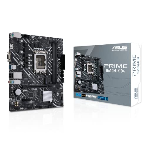 ASUS PRIME H610M-K D4 Intel H610 LGA 1700 micro ATX