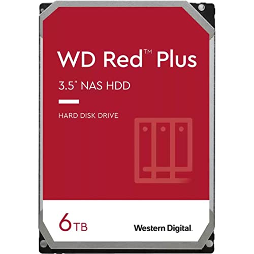 Western Digital Red Plus WD60EFPX internal hard drive 3.5" 6 TB Serial ATA III