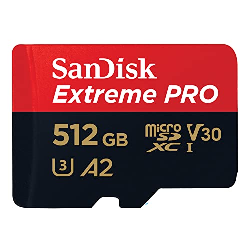 SanDisk Extreme PRO 512 GB MicroSDXC UHS-I Class 10