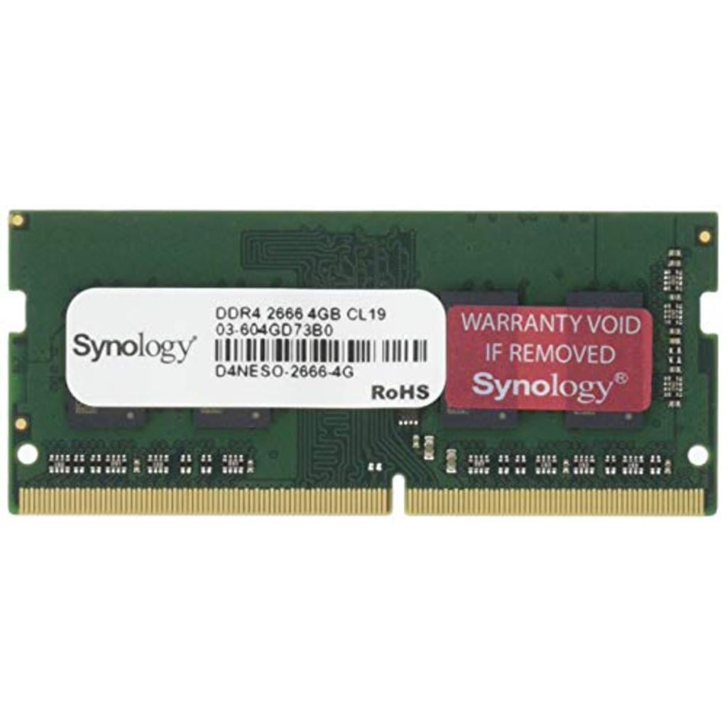 Synology D4NESO-2666-4G memory module 4 GB 1 x 4 GB DDR4 2666 MHz
